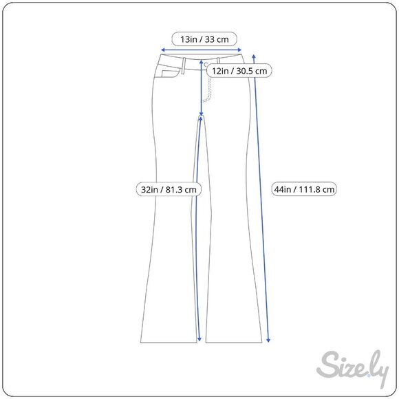 LEVI'S Premium 70s High Flare Distressed Jeans Size 26 - Picture 8 of 8